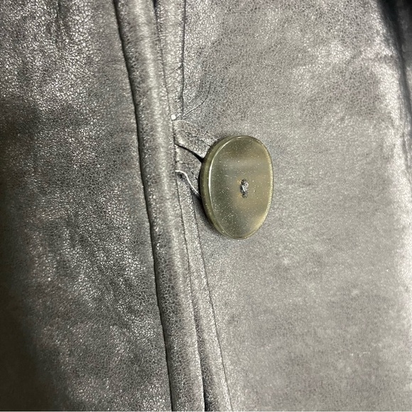 Judith March Lagerfeld Black Fur Blazer Jacket Size Large - Picture 8 of 8